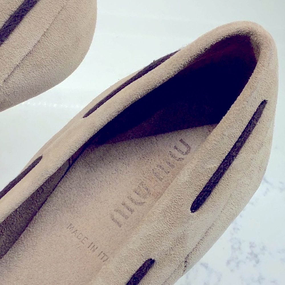 MIU MIU Gorgeous Suede Mocasin Heels - Picture 13 of 14